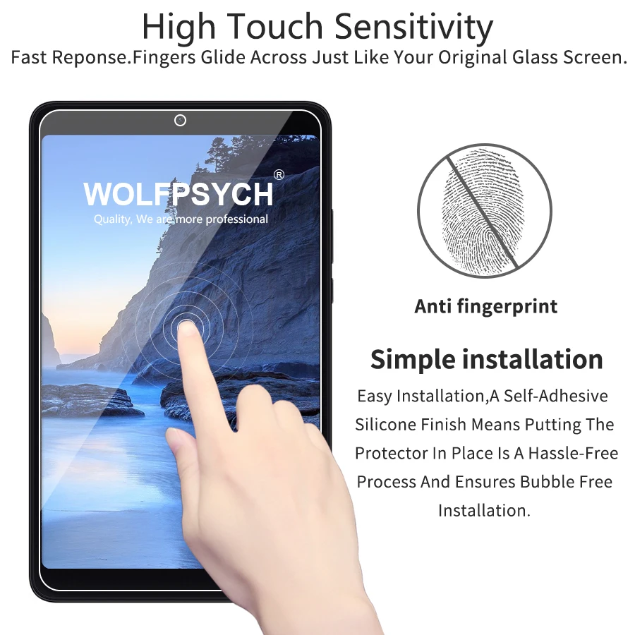 Nugokanaly 2.5D Закаленное стекло для Xiaomi mi Pad 4 плюс прозрачная защитная пленка против