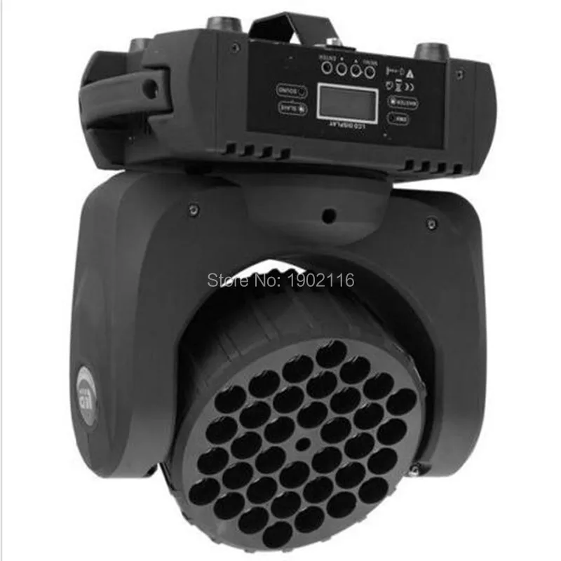 6 шт. светильник ный светодиодный луч с подвижной головкой RGBW 36x3 Вт промывочный