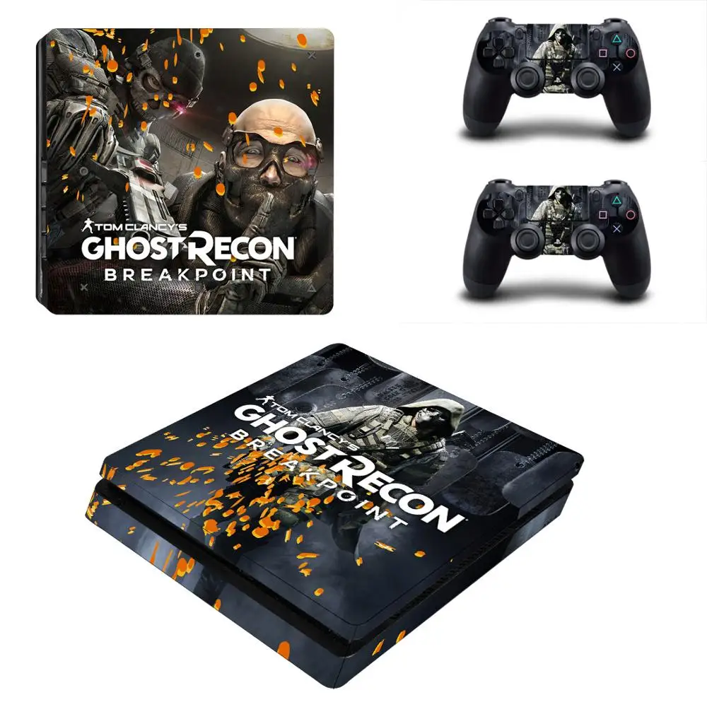 Виниловая наклейка Tom Clancy's Ghost Recon Breakpoint для PS4 Slim Skin консоли PlayStation 4 и
