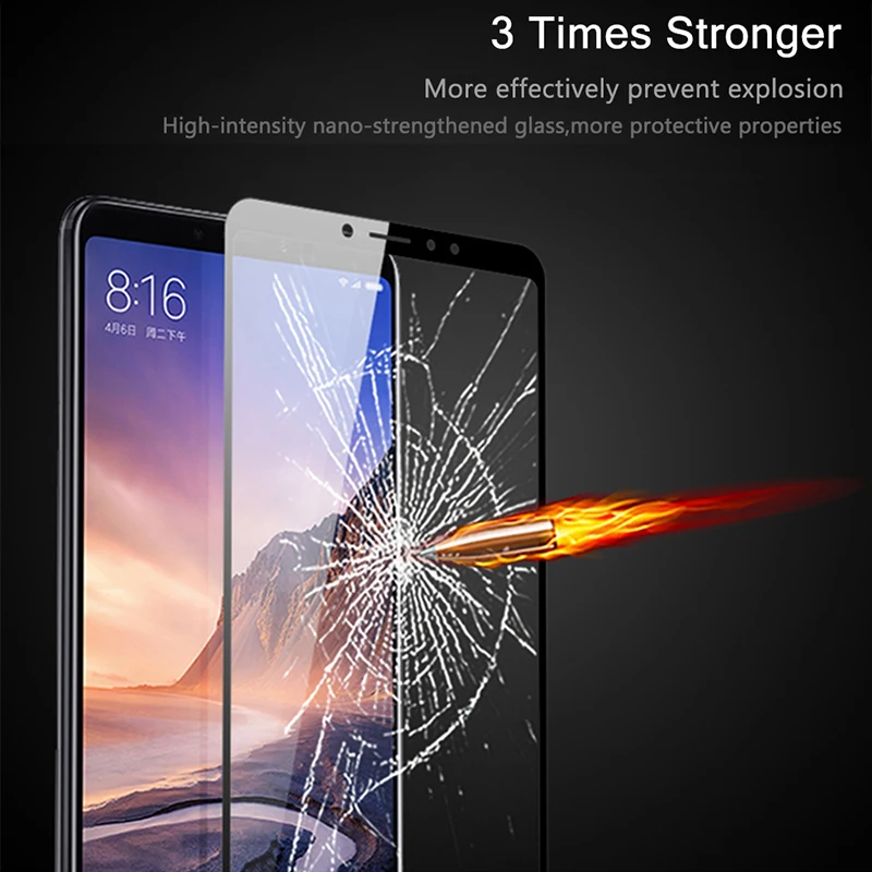 Для Xiaomi mi Max 3 закаленное стекло против царапин 9H Pre mi um полное покрытие экрана протектор стекло пленка для Xiaomi mi Max3 mi Max 3