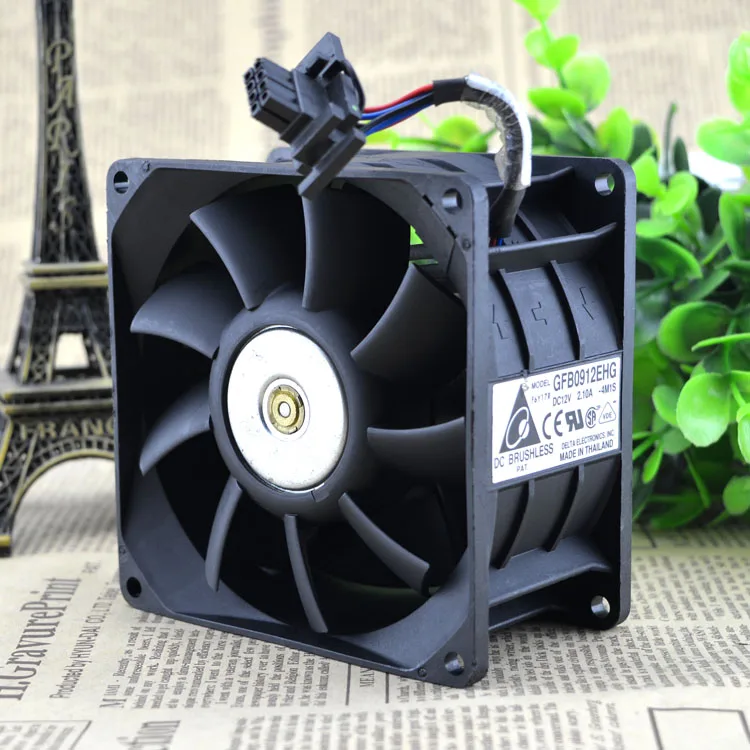 

Original 9CM Dual Fan cooling 9250 12V 2.1A GFB0912EHG Quality Assurance cpu cooler heatsink axial Cooling Fan