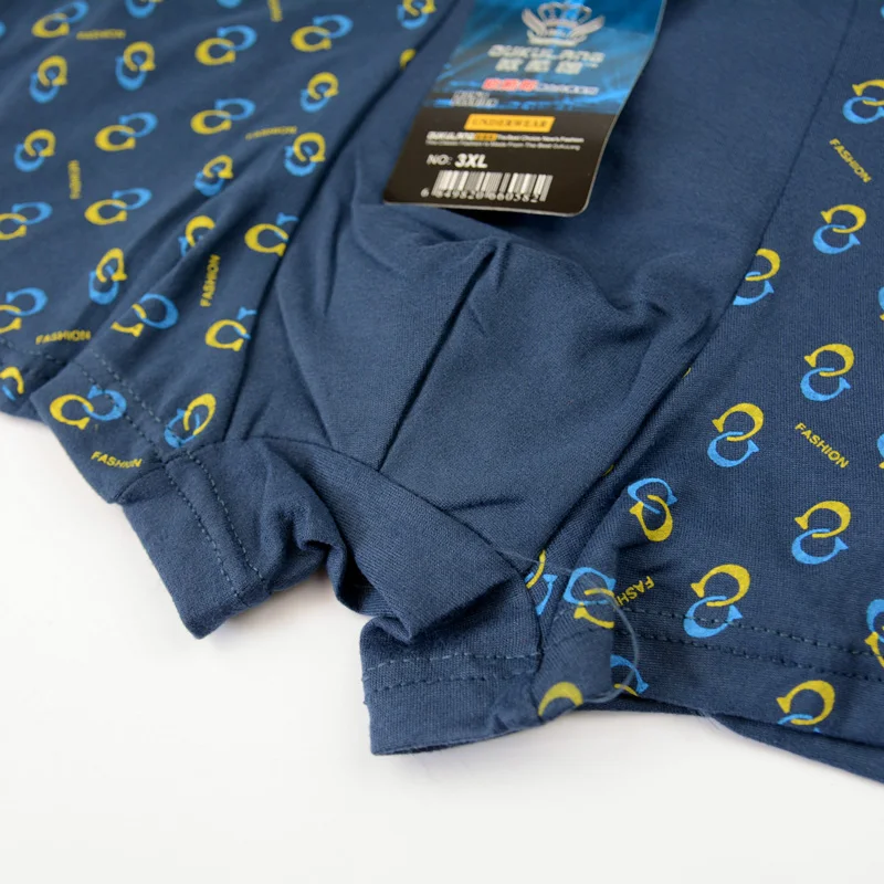 Оптовая продажа мужские боксеры брифы с принтом размеры XXXL/4XL дешевые трусы |