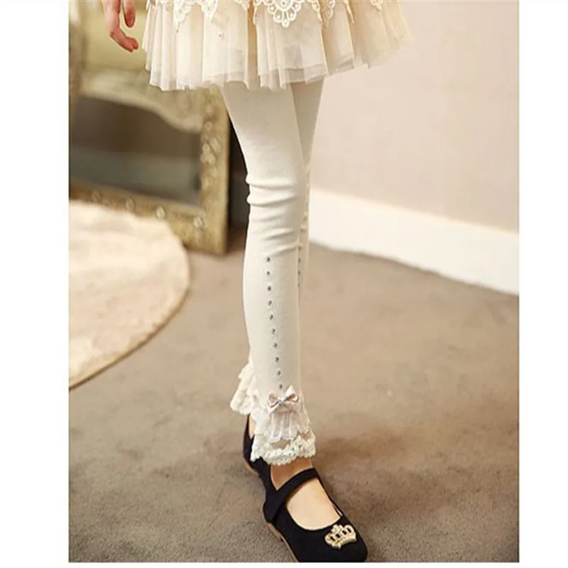 Детское платье принцессы для девочек детские леггинсы Сезон весна осень Отделка