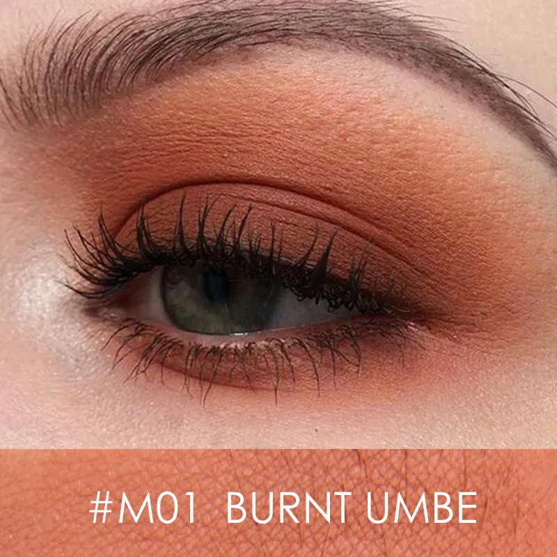 Focallure Matte тени для век одноцветные высокопигментированные голографические оттенки водонепроницаемые тени для век - Цвет: M01