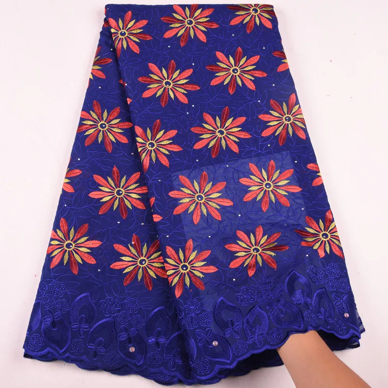 Африканская кружевная ткань 2019 Высококачественная швейцарская вуаль в