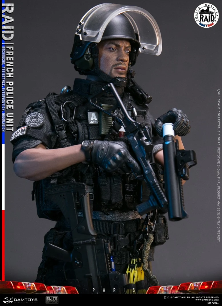 DAMTOYS 1/6 солдат, фигурка французского полицейского отряда, рейд в Париж, коллекция, фигурка, куклы