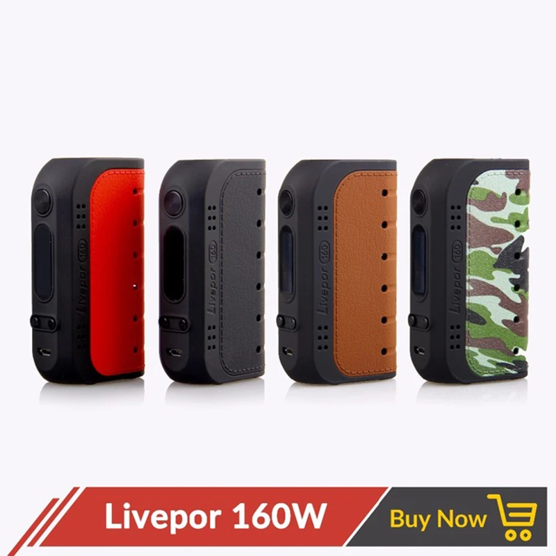 Оригинальный yosta Livepor 160 коробка мод без 18650 батареи Вт VW/TC электронная сигарета