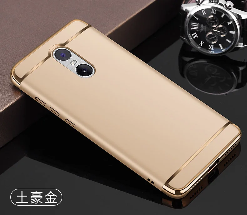 Чехол для Xiaomi Redmi 5, чехол s, роскошная защитная задняя крышка, 3 в 1, Жесткий PC Гибридный чехол s для Xiomi Redmi 5 Plus 5 Plus, чехол - Цвет: Gold