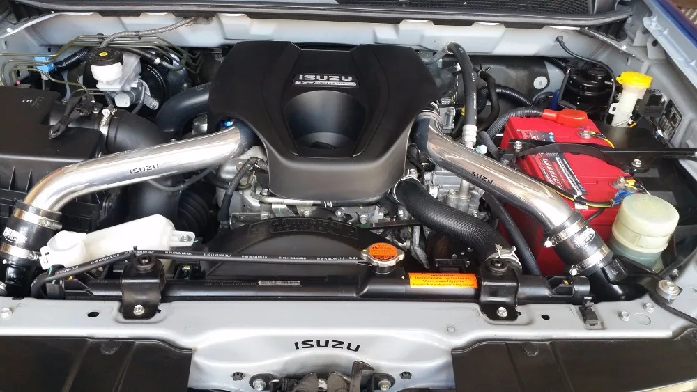 H-TUNE алюминиевый турбо дизель " интеркулер трубы наборы для D-max 2.5L 4JK1 2012