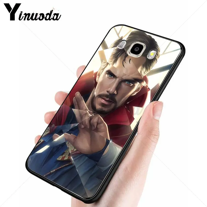 Yinuoda Marvel Мстители Герои мягкий силиконовый черный чехол для телефона Samsung Galaxy j6plus