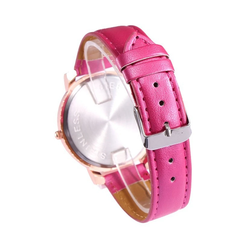 Детские часы с рисунком Hello Kitty кварцевые наручные бриллиантами для женщин и