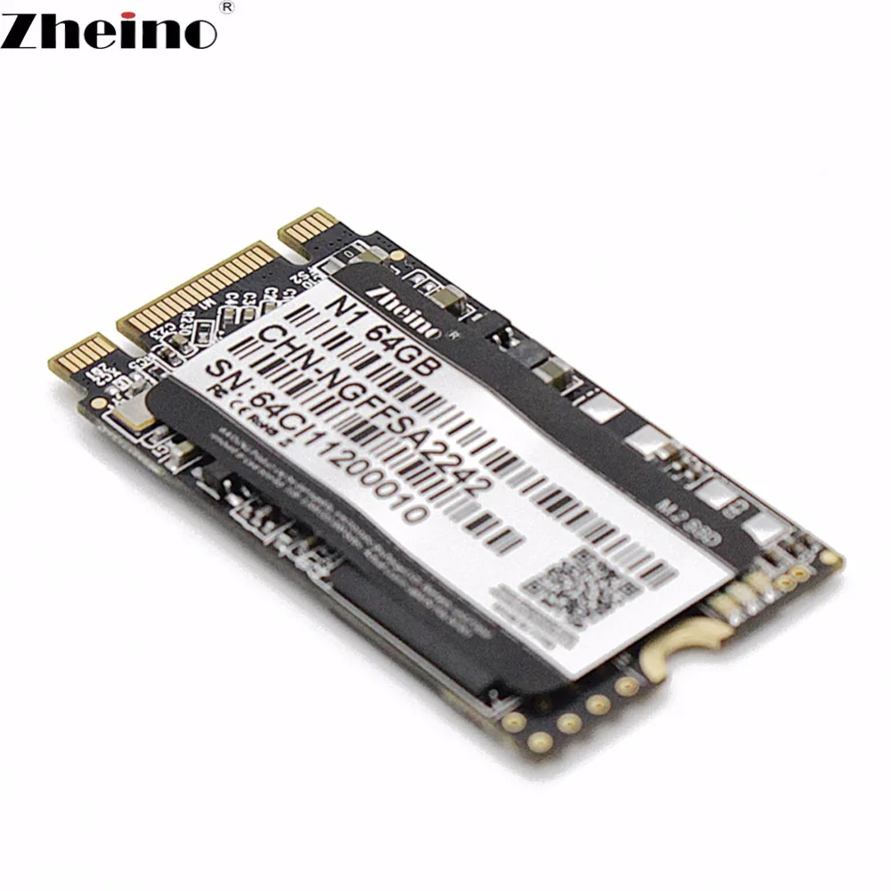 Zheino M.2 2242 SSD 64 GB NGFF SATA Внутренний твердотельный диск для ноутбука|Внутренние