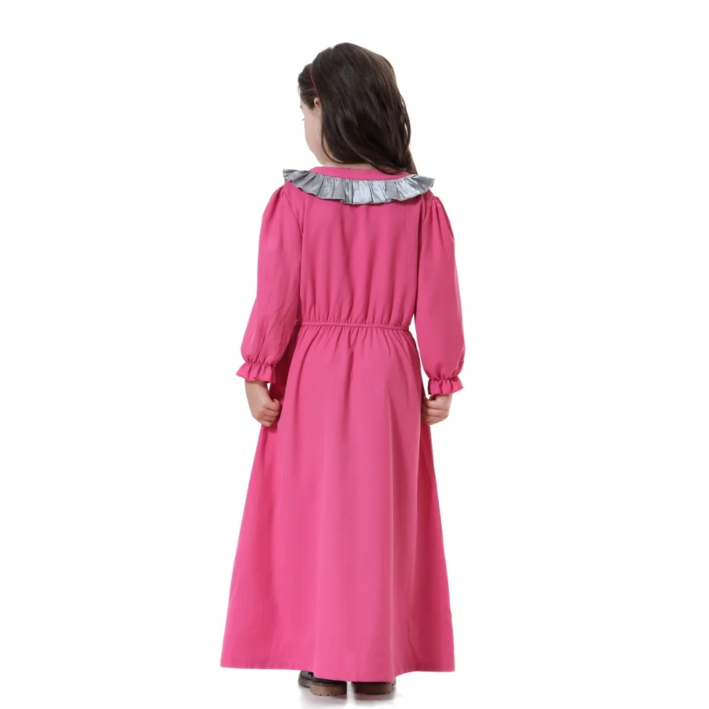 Мусульманская детская одежда; abaya; милые детские длинные платья; длинное платье для девочек; халат; кимоно Jubah Ramadan; Ближний Восток; арабское исламское платье