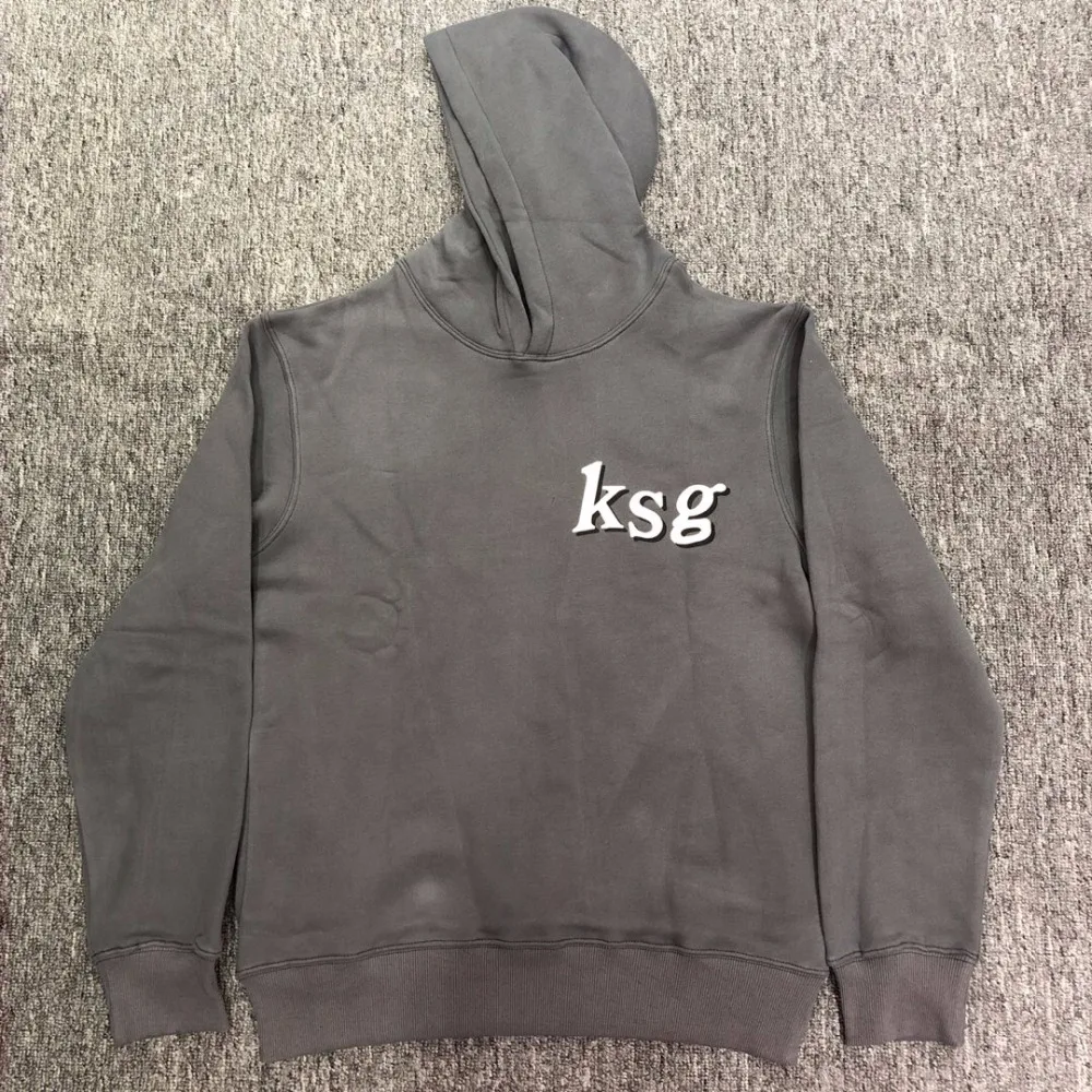 Мужская Черная Толстовка CPFM x KANYE WEST KSG с капюшоном CFG|Мужские толстовки и свитшоты|