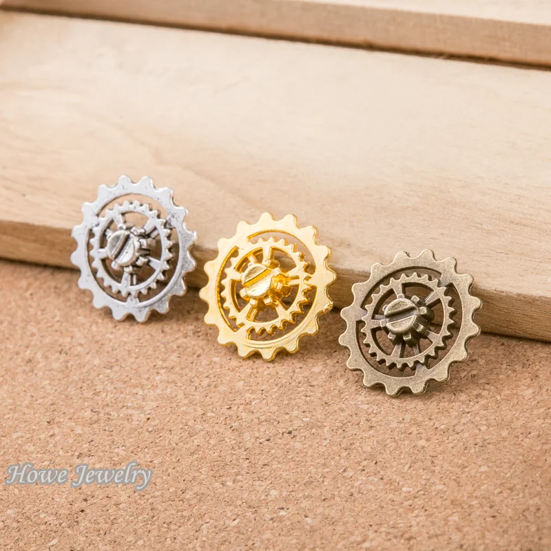 30 шт винтажный стимпанк Шестерня cog charm Fit Серьги Браслеты ожерелье сделай сам