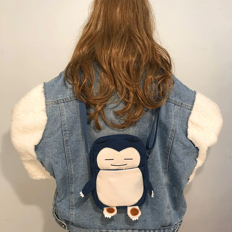 IVYYE Snorlax модные аниме вельветовые Сумки На Плечо Мягкий мультфильм Tote Повседневная Сумочка куклы телефон сумка леди девушки