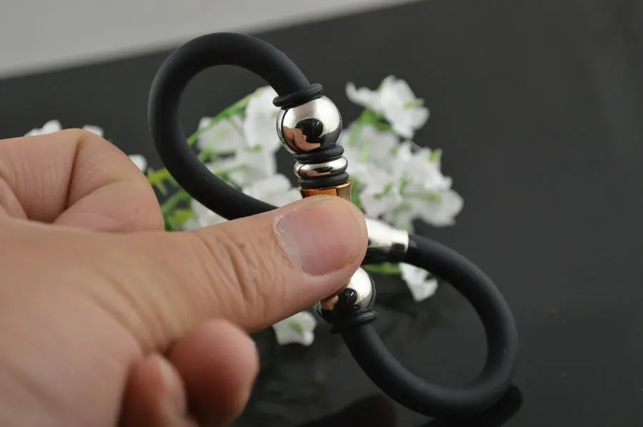 Модный браслет унисекс из мягкой силиконовой резины 8 дюймов 10 шт. ювелирные