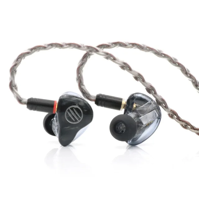 Clear Black BGVP DM7 6BA IEM наушники в ухо Ноулз сонион 6 сбалансированная арматура HiFi монитор Студия DJ стерео спортивные MP3 наушники MMCX кабель - Цвет: Clear Black