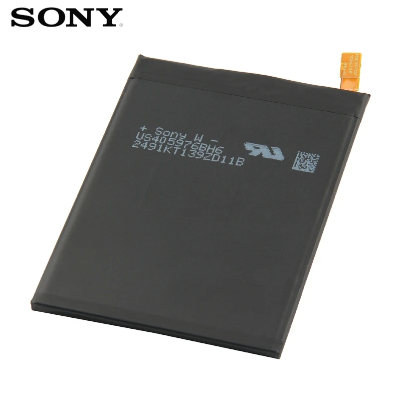 Оригинальная сменная батарея sony для sony Xperia XZ F8331 F8332 DUAL LIS1632ERPC, настоящая батарея для телефона 2900 мАч