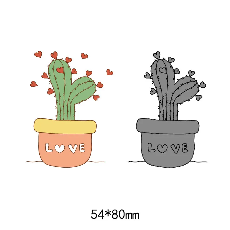 cactus Flowers Leaves metal Steel Embossing Craft DIY Stencil paper cards For Metal Cutting Dies Scrapbooking cut die Machine|Вырубные