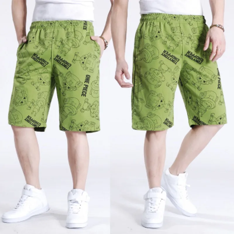 

Free shipping summer Plus size hiphop men's cotton shorts men hip hop print trousers military shorts man 5xl 6xl 7xl