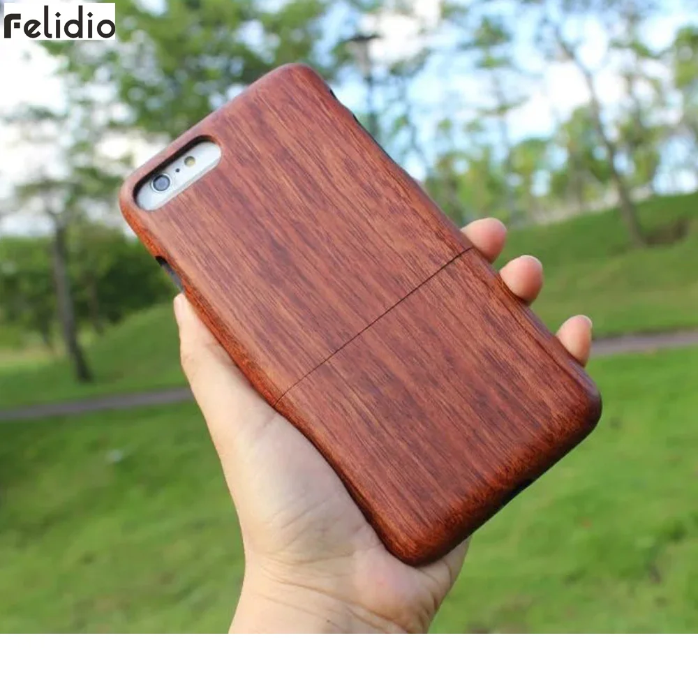 Чехол из натурального дерева для iPhone 8 7 6 6s Plus чехлы телефонов Жесткий SE 5S 5