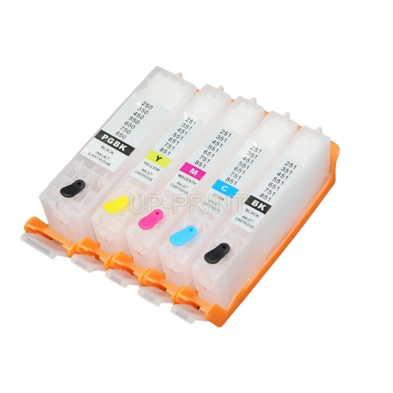 Многоразовый картридж PGI450 5 шт./компл. совместимый с Canon PIXMA IP7240 MG5440 MG5540 MG6440 MG6640 MG5640