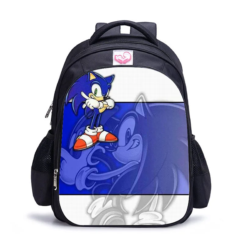 Школьный рюкзак Sonic The Hedgehog для мальчиков и девочек подростков милый школьный