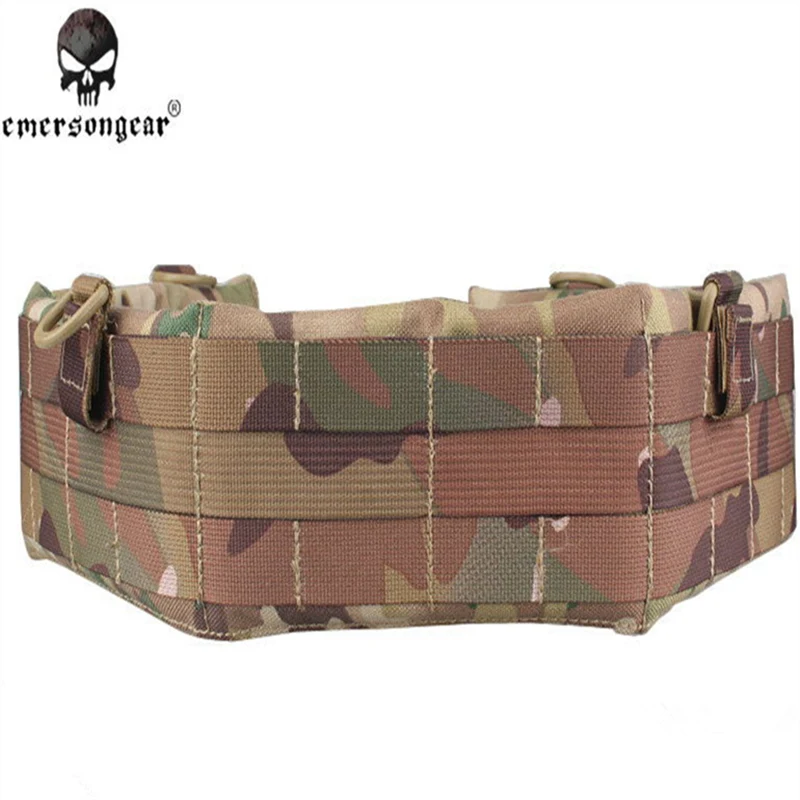 MOLLE мягкий патруль ремень мужской охотничий страйкбол боевой военный армейский ремень Пейнтбольные аксессуары Мультикам a-tacs черный