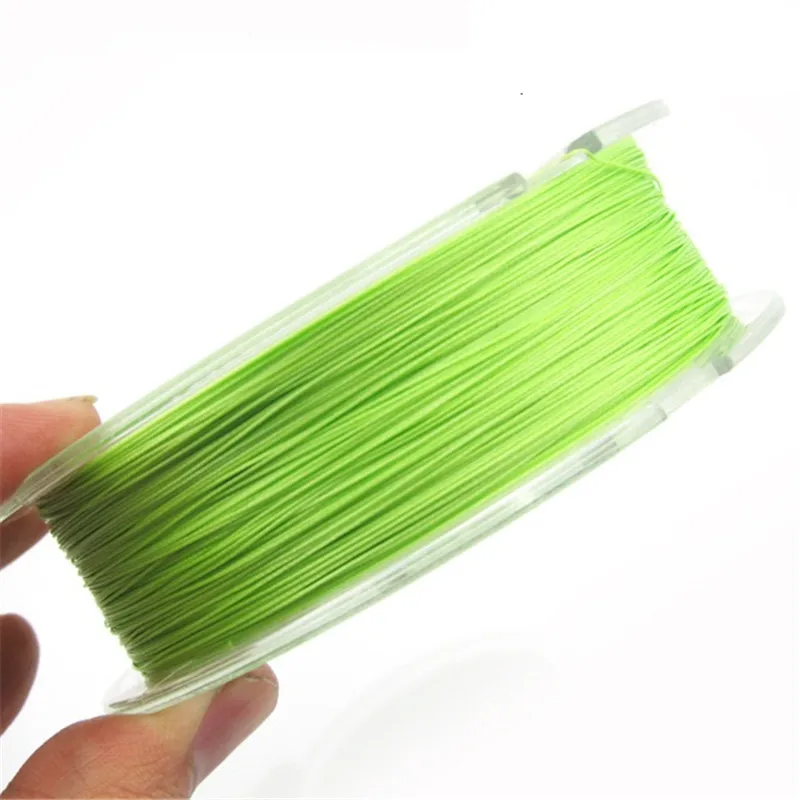 

TOP quality 8 weaves super strong 100% PE Material Multifilament PE Braided Light Green Fishing Line 20-110LB