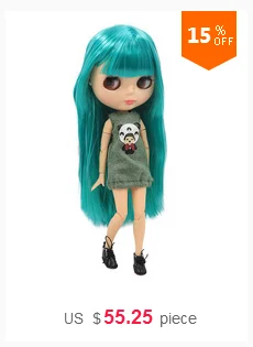 Одежда для 1/6 Blyth Doll белое длинное платье с открытыми плечами