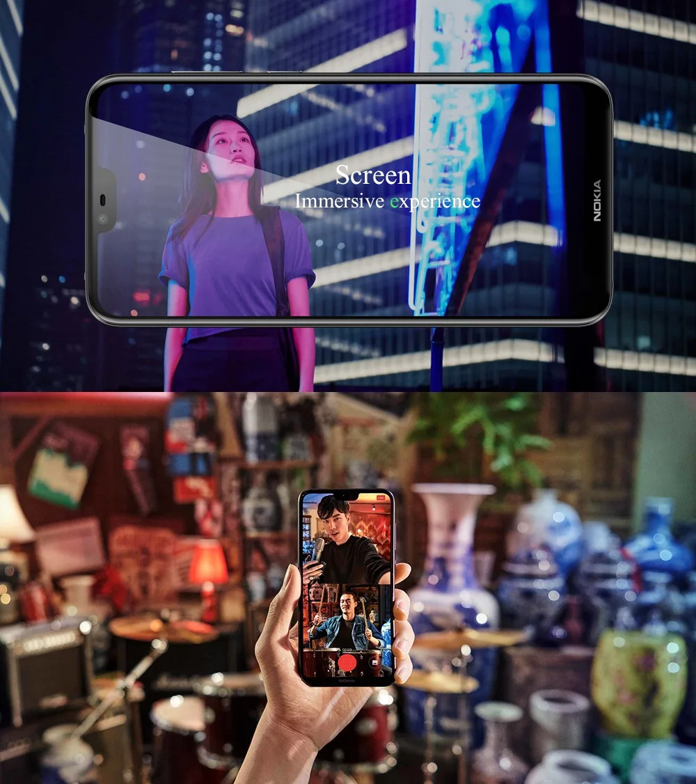 Мобильный телефон Nokia X6 Android 5,8 дюймов 18:9 FHD+ Восьмиядерный процессор Snapdragon 636 3060 мАч 16,0 Мп+ 5,0 МП камера отпечаток пальца ID смартфон