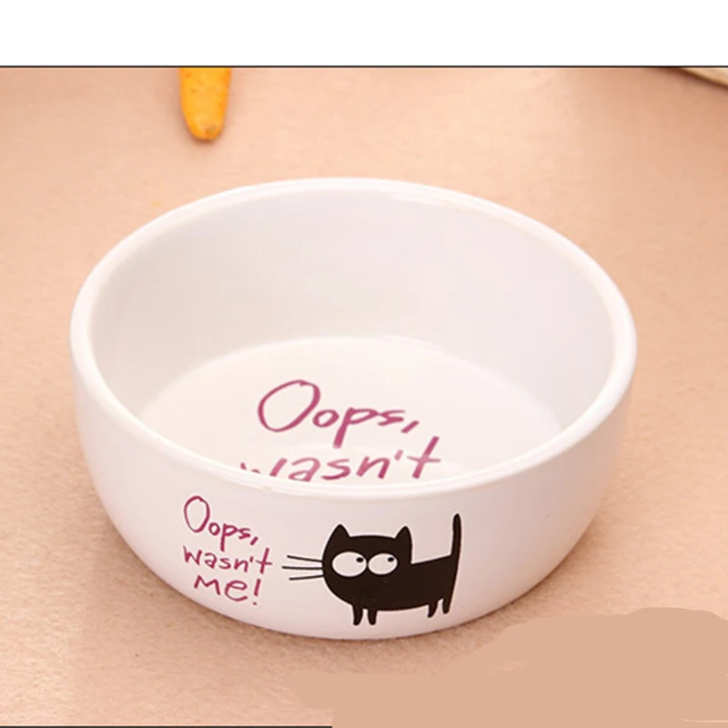 Новая Милая миска для маленьких кошек посуда питомцев Мультяшные аксессуары еды