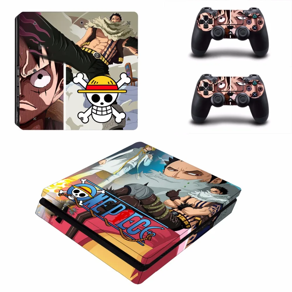 Аниме цельный виниловый стикер PS4 Slim Skin Sticker для консоли Playstation 4 и 2