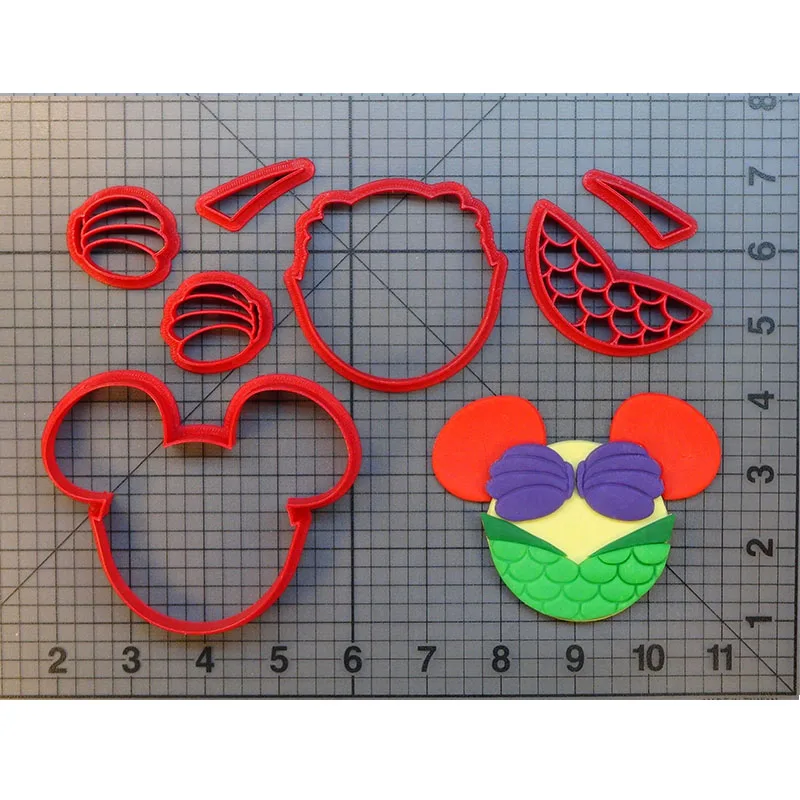 Набор Резак для печенья принцессы на заказ 3D печатные инструменты резки торта