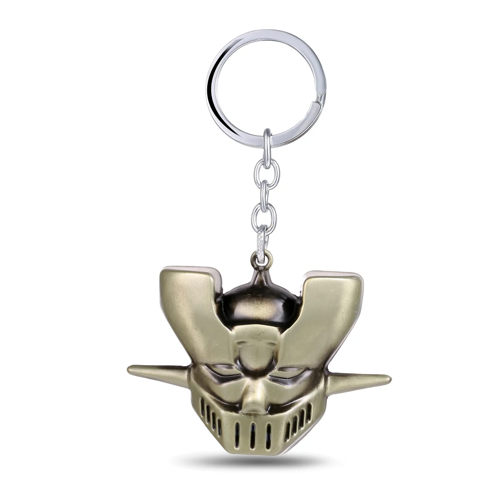 Anime Mazinger Z Helmet Metal Keychains Signal Side Key Chain Ring Holder For Fans Men Porte Clef Chaveiro Jewelry Figure | Украшения и
