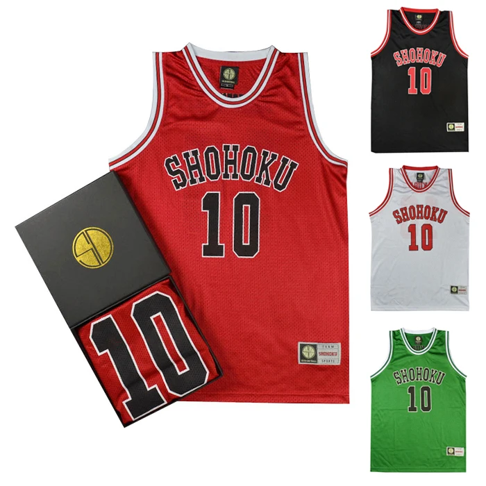 Аниме Slam Dunk Косплей Костюм Shohoku Sakuragi Hanamichi баскетбольная Футболка спортивная одежда школьная форма баскетбольной команды