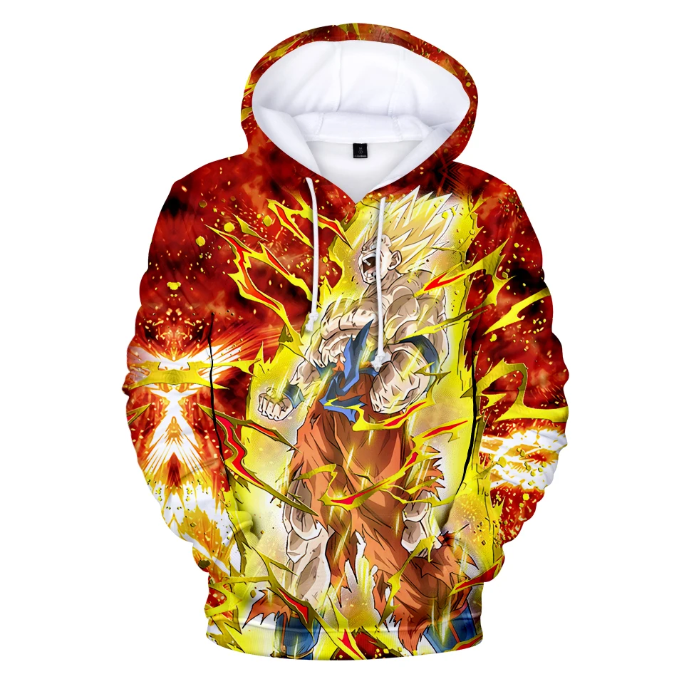Hot Sale Dragon Ball Z 3D Hoodies Men/Women Harajuku Style Sweatshirt poleron Dragon Ball Anime Hoodie Pullover Streetwear