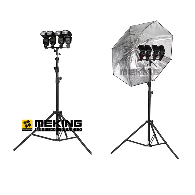 Selens M11-083 4 hotshoes Speedlite зонтик держатель Поворотный Свет Стенд кронштейн(все металлические