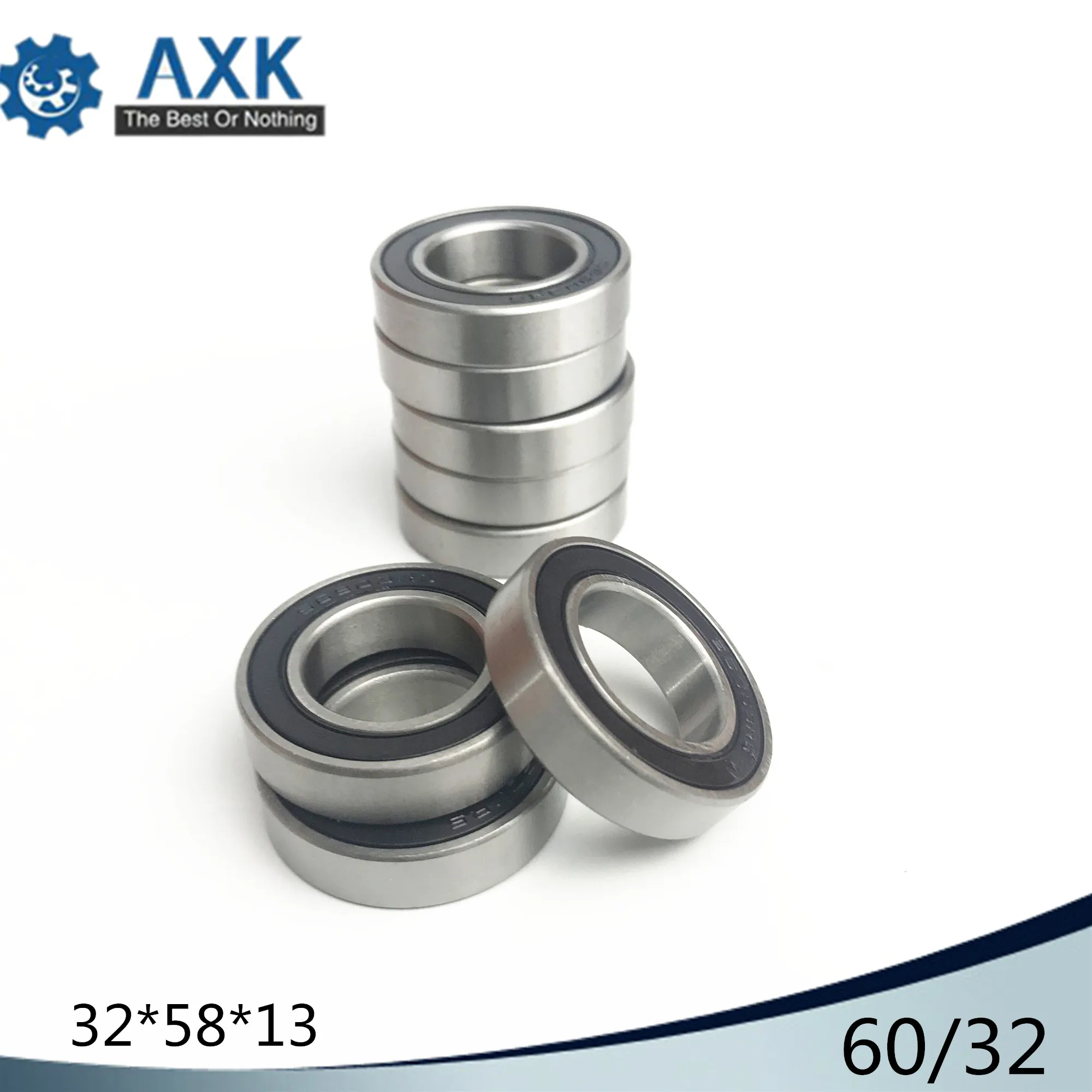 60/32 Hybrid Ceramic Bearing 32*58*13 mm ( 1PC ) Race Bike Front Rear Wheel 60 32 2RS LUU Hybrids Si3N4 Ball Bearings 60/32RS |