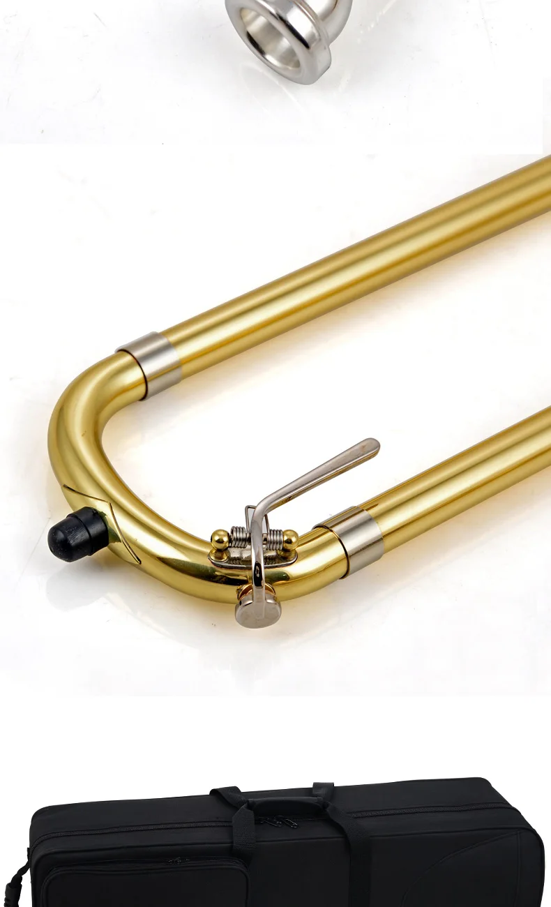 JAZZOR JBSL-802 B/F Плоский альт тромбон с мундштуком чехол, перчатки, духовые инструменты