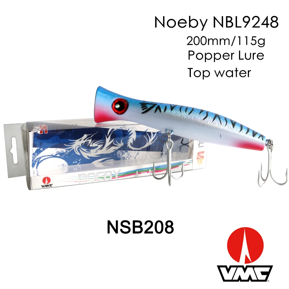 Приманка Поппер Noeby NBL9248 твердая приманка для рыбалки с большим ртом 200 мм/115 г|hard