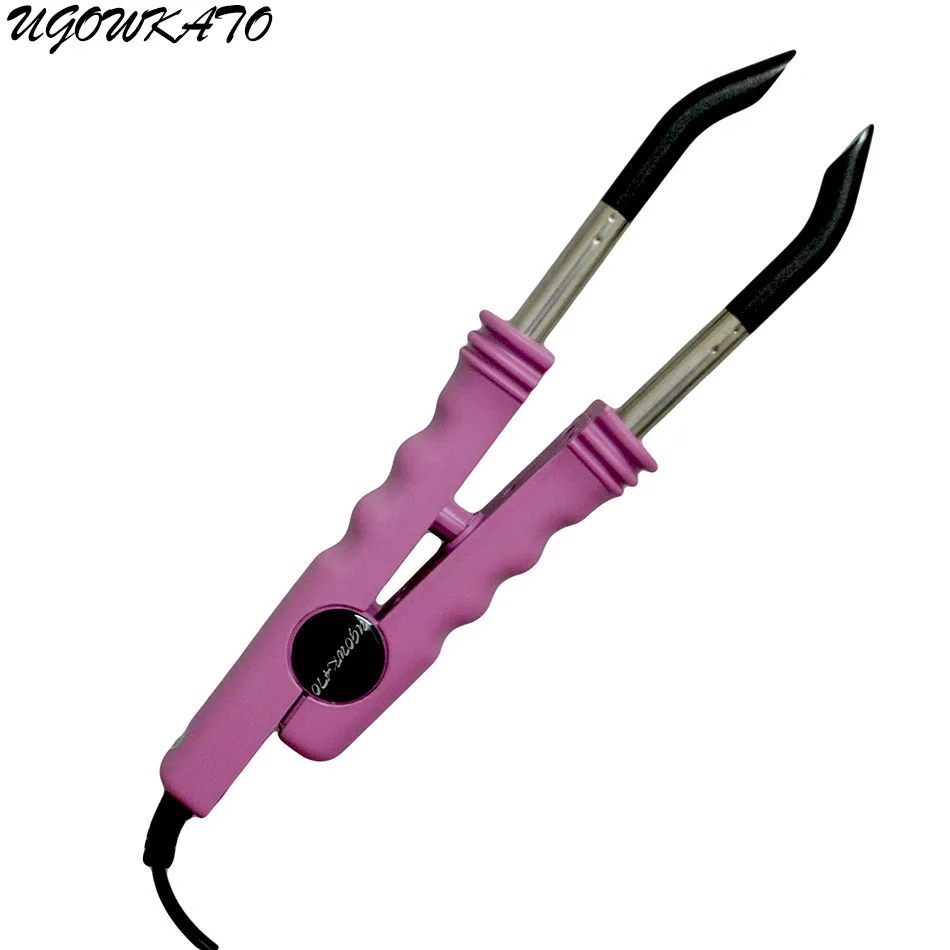 Новый флейт пластина для наращивания волос Fusion Железный инструмент ЕС вилка