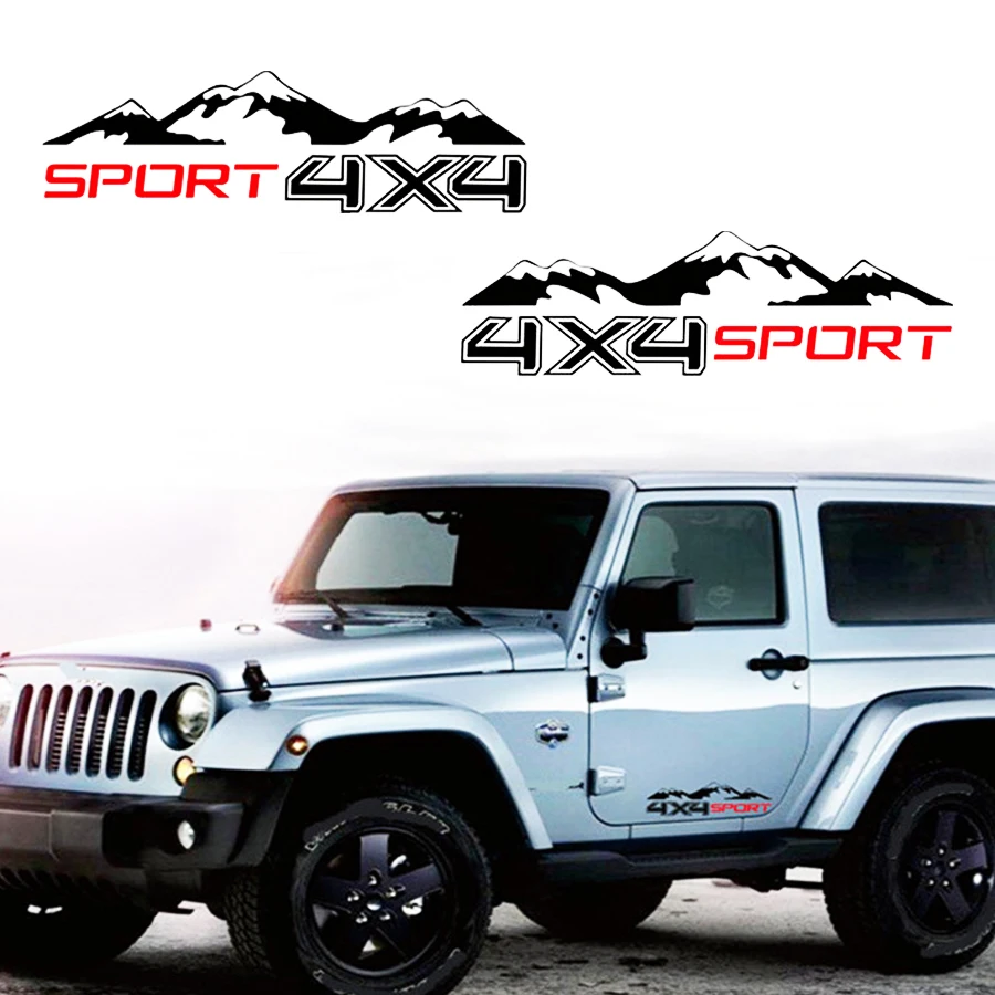 Наклейка для Jeep Wrangler наклейка внедорожника грузовика двери кузова автомобиля