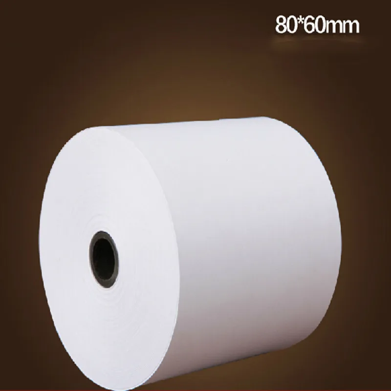 Тепловая Кассовый бумаги 80 мм х 60 для супермаркет ресторан pos receipt paper rolls высокое