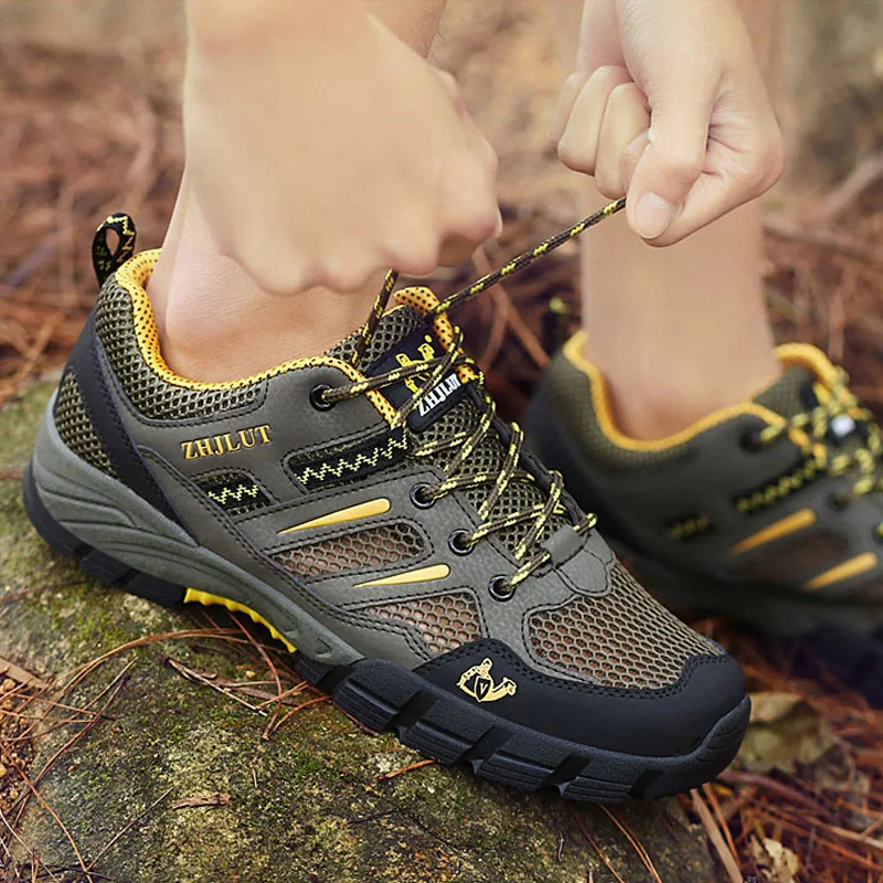 Мужская обувь Новое поступление кроссовки для мужчин походная Модные дышащие
