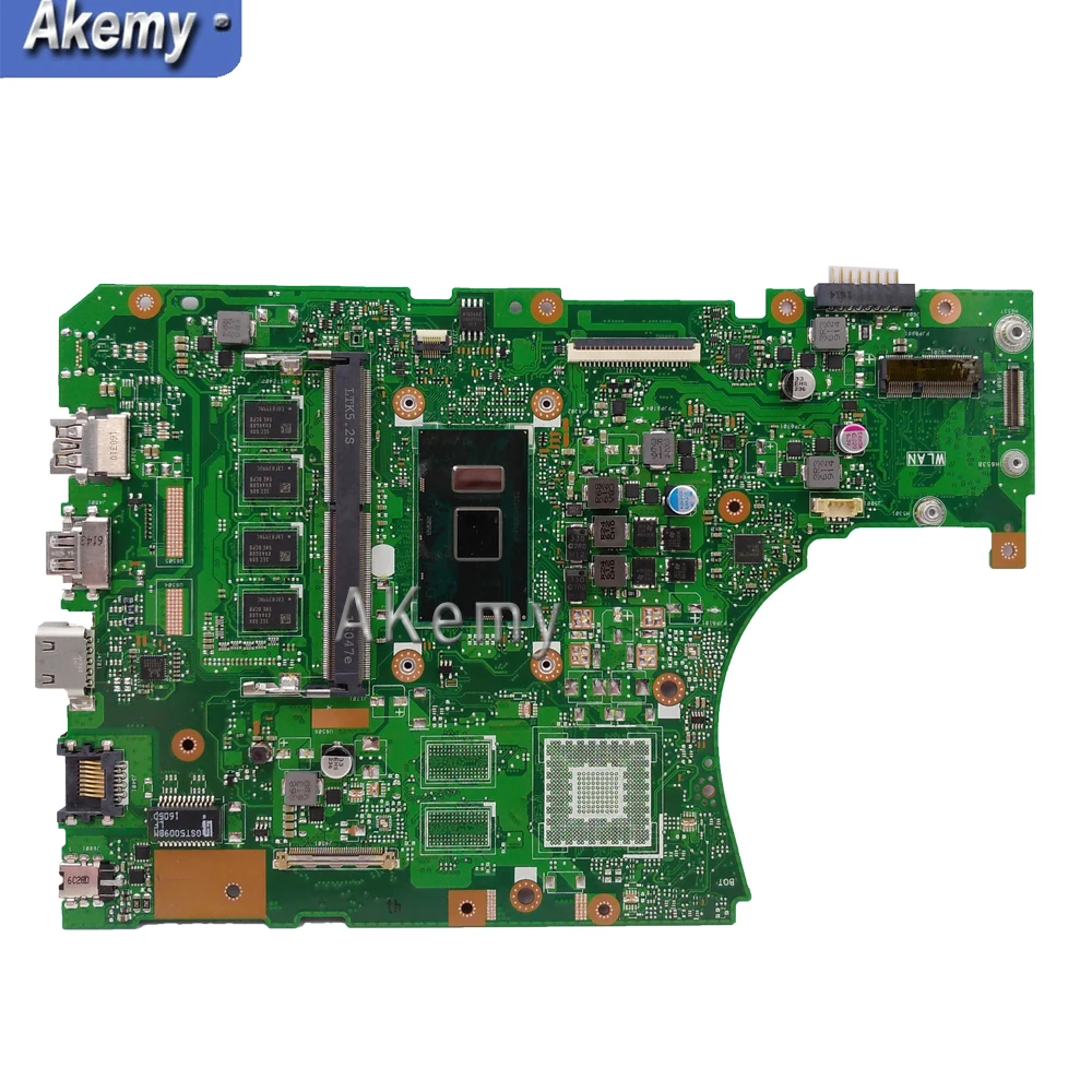 ddr4 x556uam laptop motherboard for asus x556u x556uv x556uq x556uqk mainboard test original motherboard ddr4 8gb ram i5 6200u free global shipping