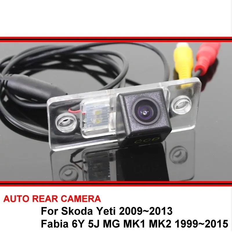 

For Skoda Yeti Fabia 6Y 5J MG MK1 MK2 99~15 Car Camera Reversing Reverse Camera rear view camera HD CCD Night Vision Waterproof