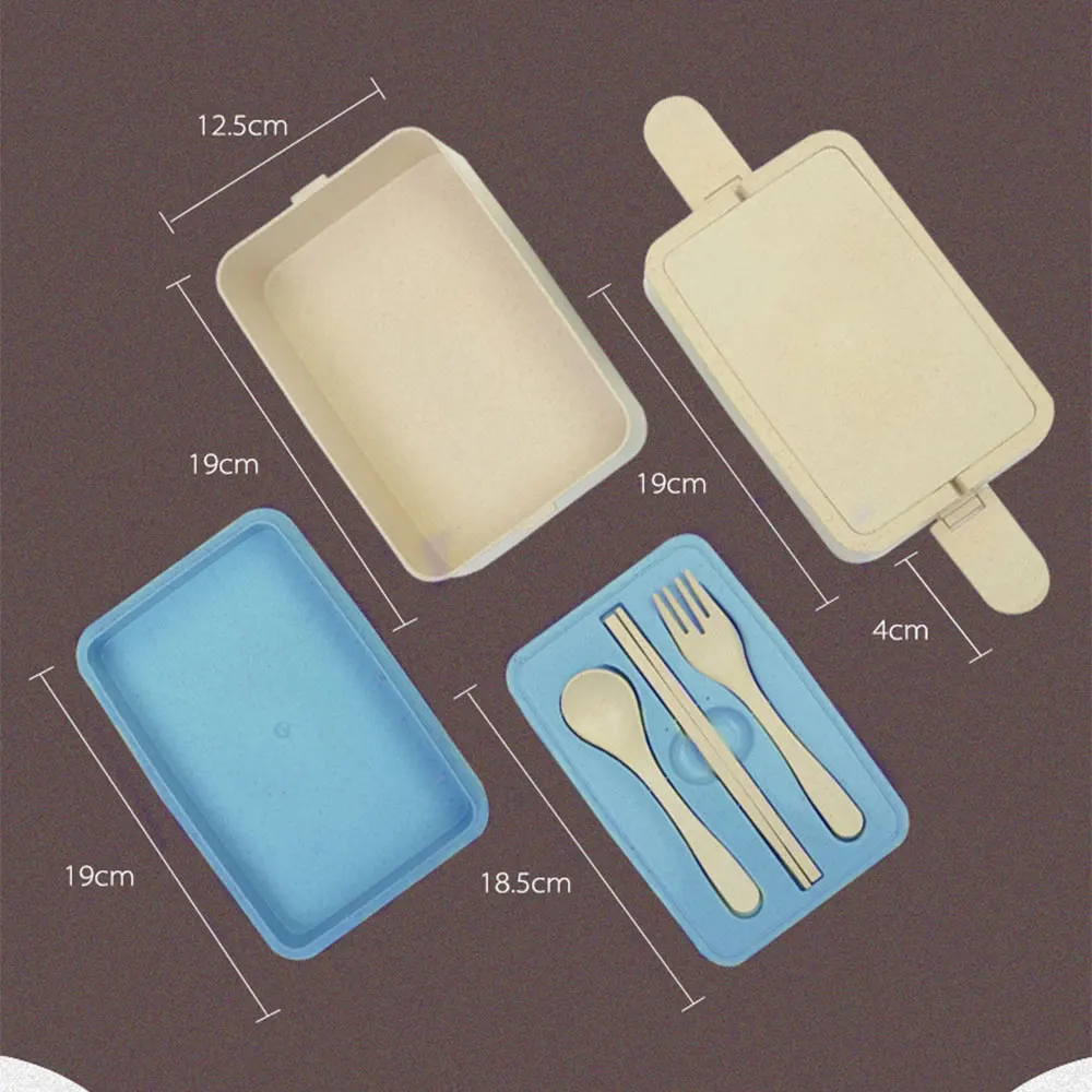 1 шт. многослойная коробка для ланча суши микроволновая печь контейнер хранения