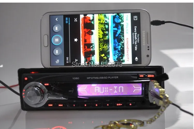 2015 Новый автомобильный радиопроигрыватель Съемная передняя панель MP3 FM/USB/SD/1